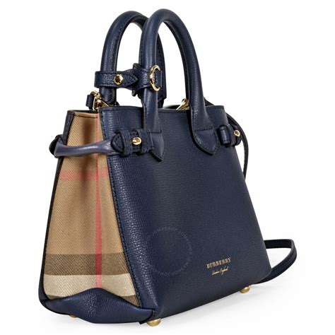 burberry baby banner leather satchel|Burberry banner house check leather.